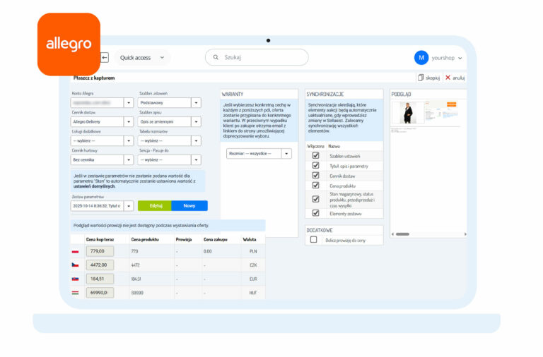 Integracja WooCommerce z Allegro