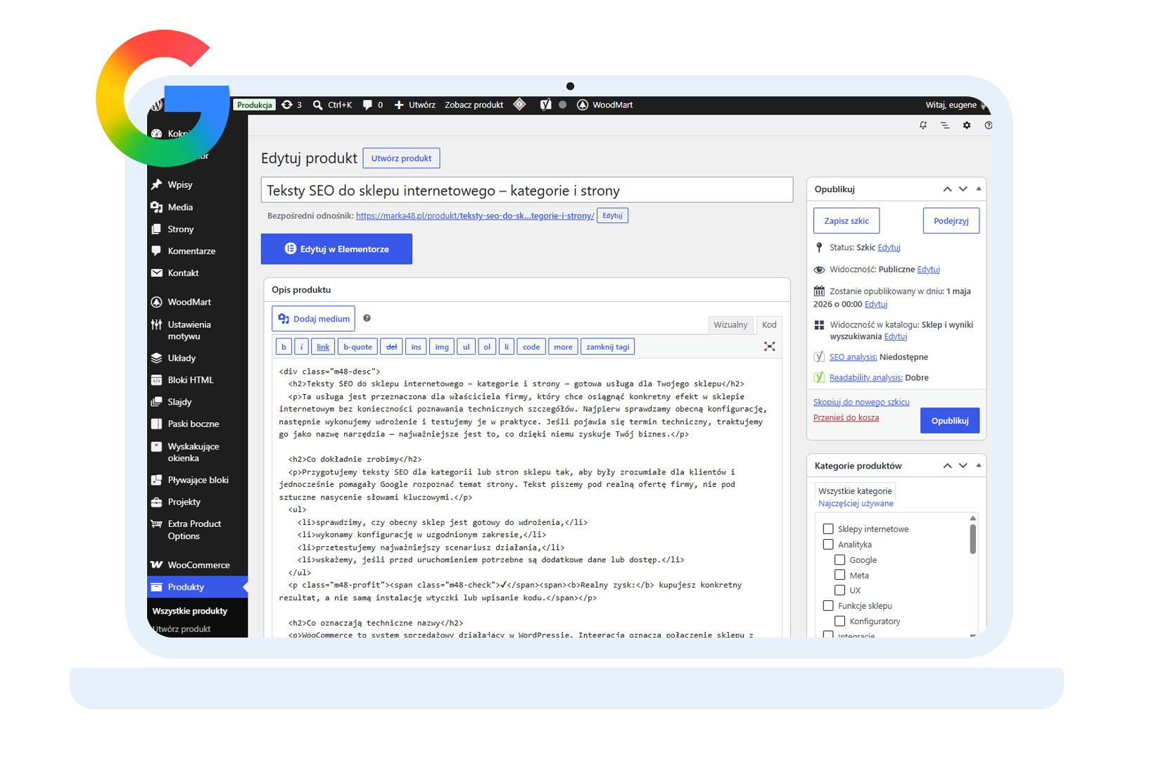 Teksty SEO do sklepu internetowego – kategorie i strony Teksty SEO do sklepu internetowego – kategorie i strony