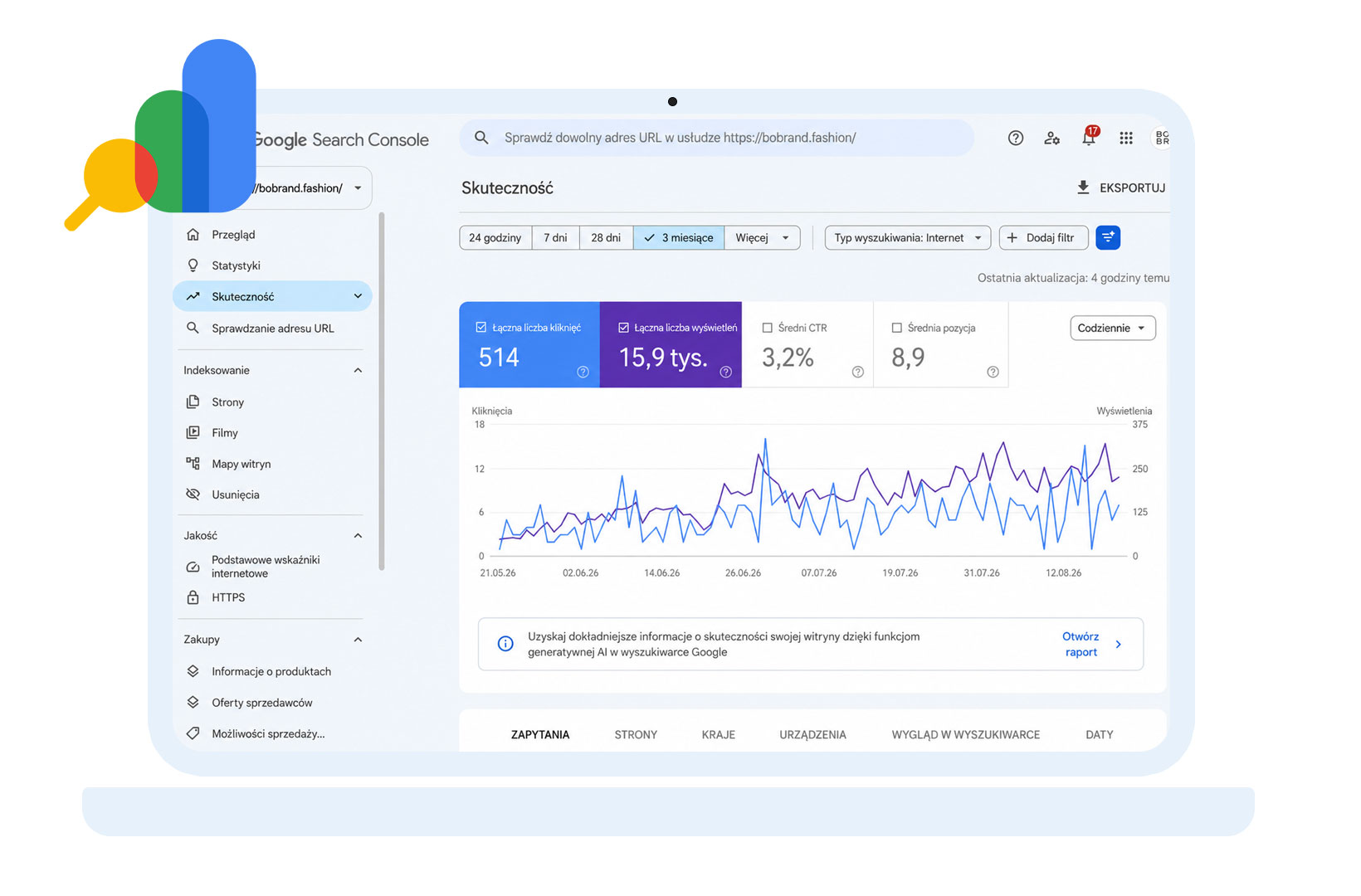 Konfiguracja Google Search Console dla sklepu Konfiguracja Google Search Console dla sklepu