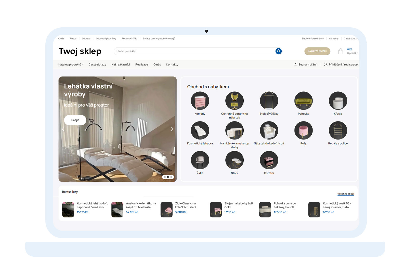 Sklep internetowy z meblami — konfigurator produktów, warianty i dostawa gabarytowa Sklep internetowy z meblami — konfigurator produktów, warianty i dostawa gabarytowa