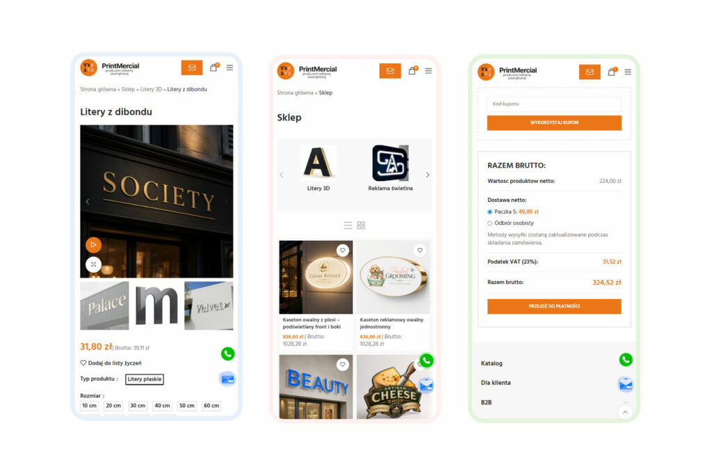 Sklep internetowy dla producenta — sprzedaż bezpośrednia B2C i B2B bez pośredników 6