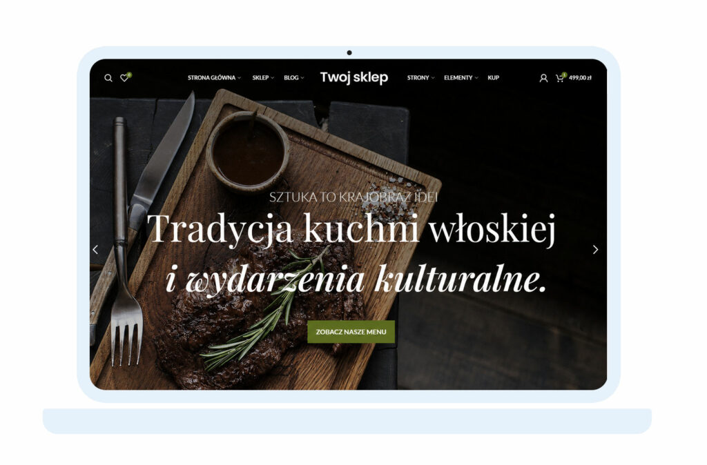 Sklep internetowy dla restauracji i kawiarni — zamówienia online, dostawa i odbiór osobisty