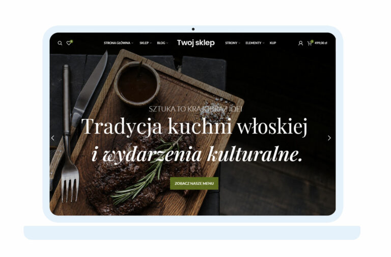 Sklep internetowy dla restauracji i kawiarni — zamówienia online, dostawa i odbiór osobisty