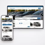 Сайт прокату авто в Польщі. AI-консультант. Реклама.